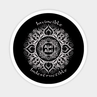 Ajai Alai Invincible Indestructible Magnet